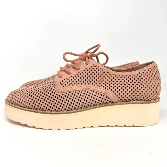 Vince Camuto Nillindie Women's Pink Platform Oxford Loafer - Picture 9 of 13